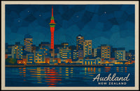 Auckland Skyline Poster