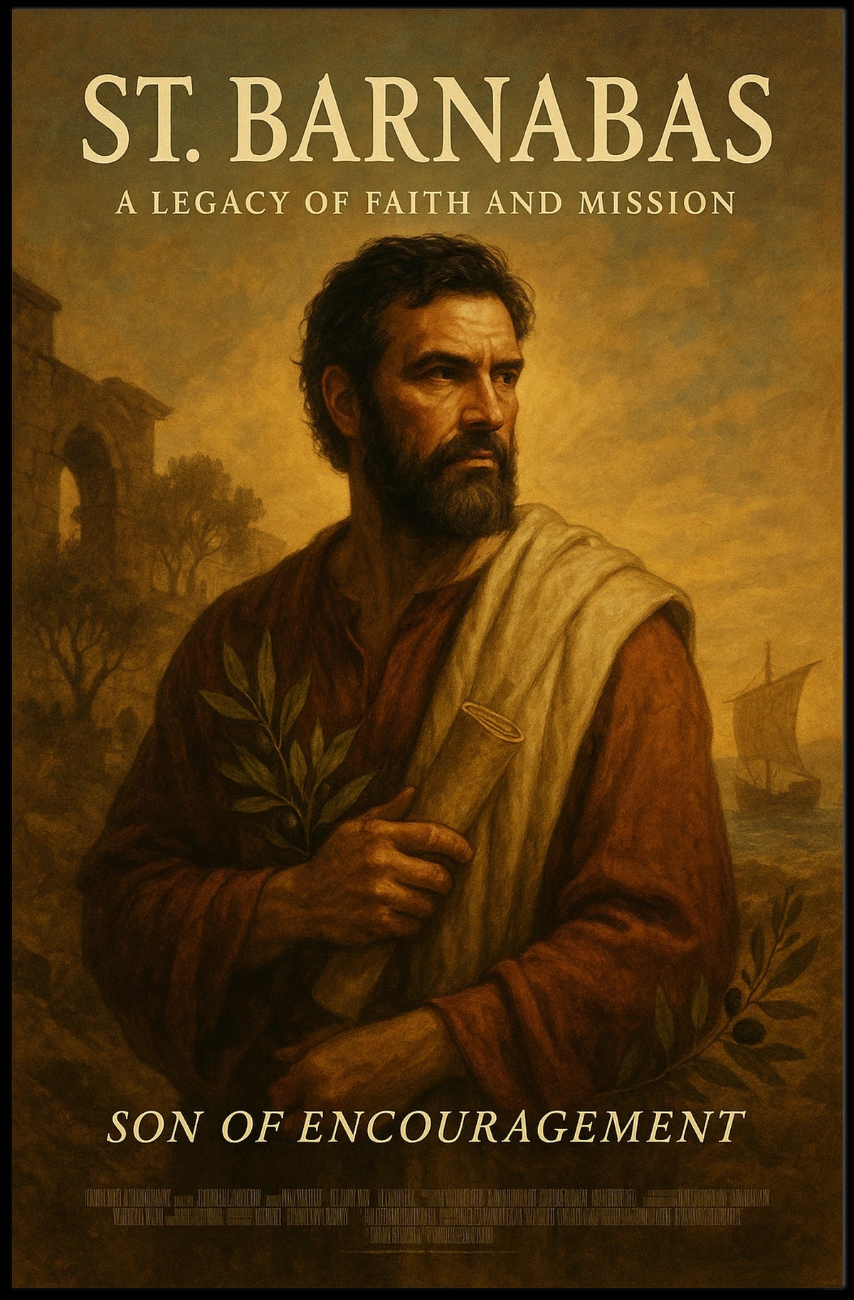 St. Barnabas Son Of Encouragement Poster