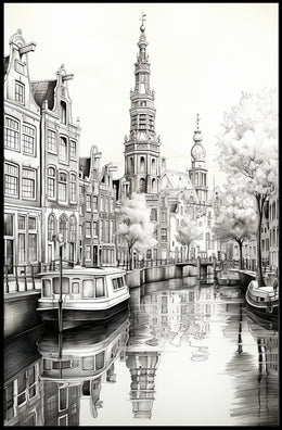 Tranquil Canal Scene Poster