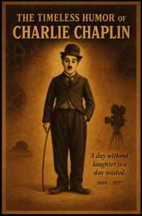 The Timeless Humor Of Charlie Chaplin Poster