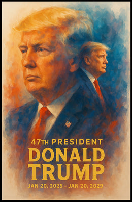 Donald Trump Resolute Leader Pop Art Patriot Poster