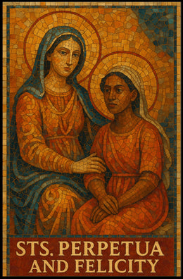 Saints Perpetua And Felicity Poster
