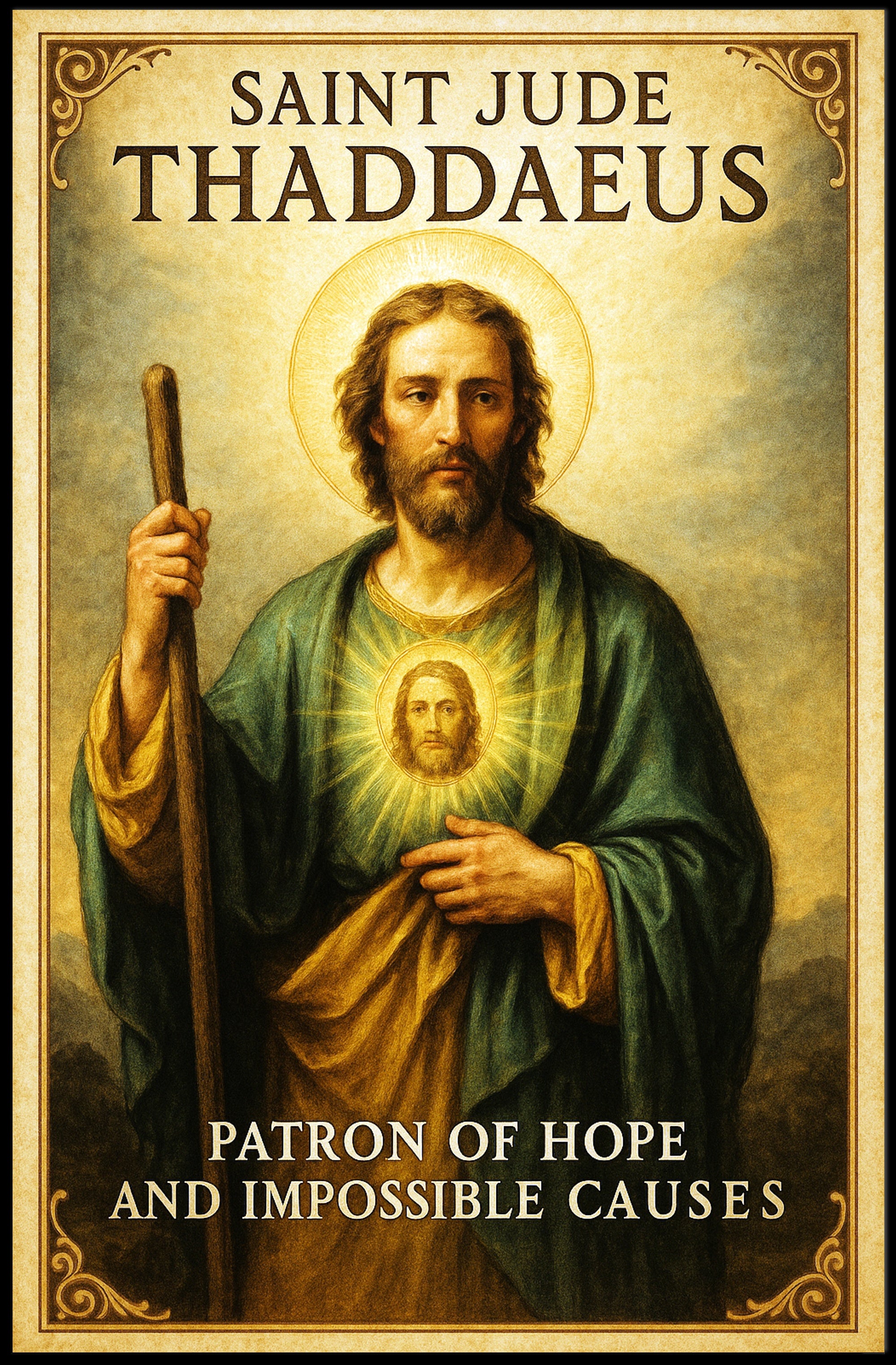 Saint Jude Thaddaeus Patron of Hope Poster PosterGoat