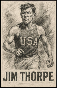Jim Thorpe Athletic Legend Poster