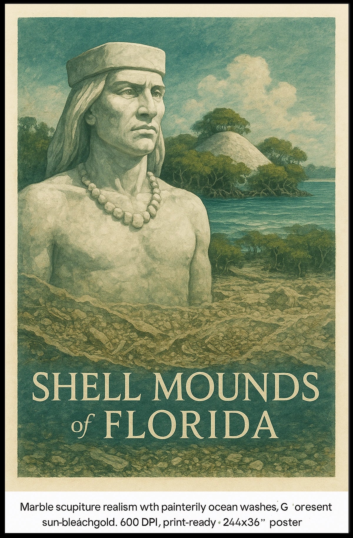 Shell Mounds Of Florida Poster