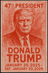 Donald Trump Pop Art Patriotic Poster