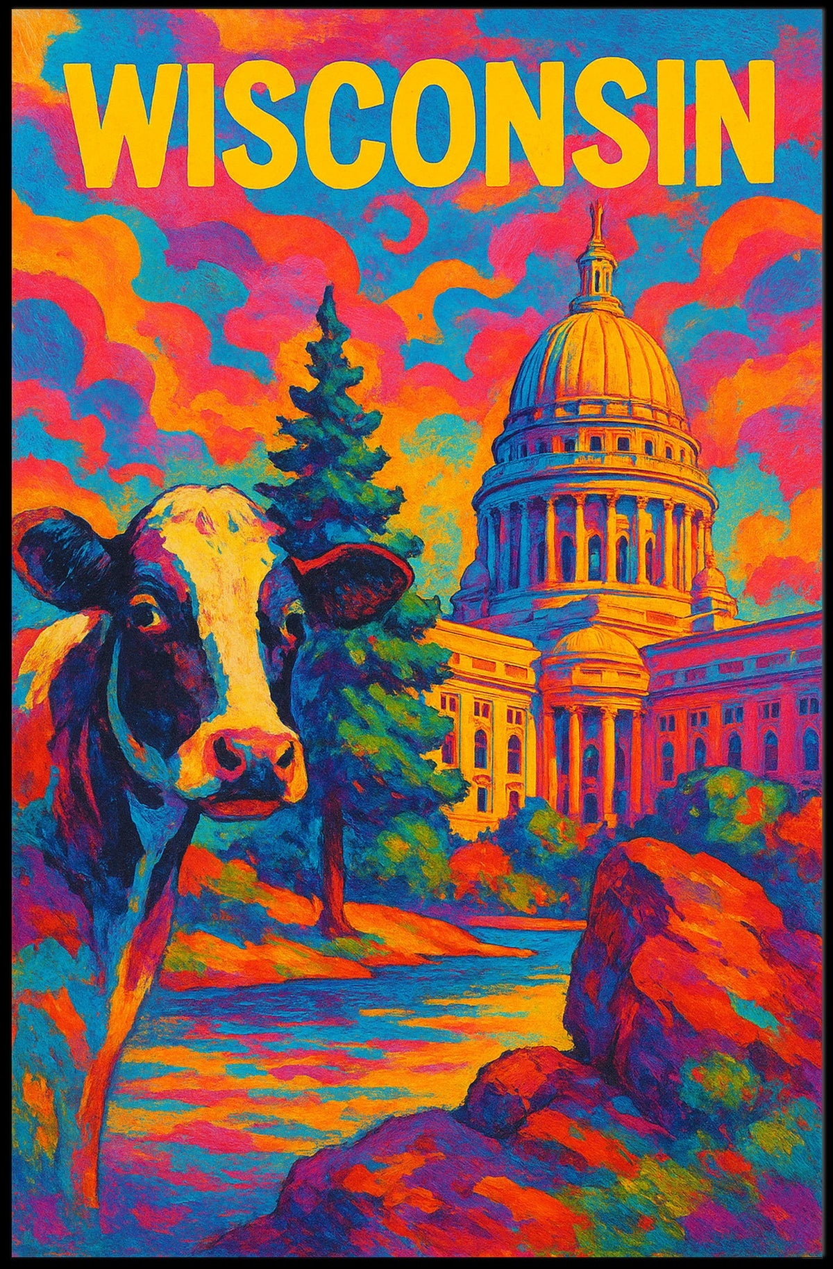 Wisconsin Vibrance Poster