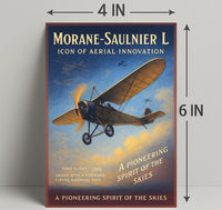 Morane-Saulnier L Icon of Aerial Innovation Poster PosterGoat