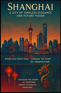 Shanghai A City of Timeless Elegance Poster