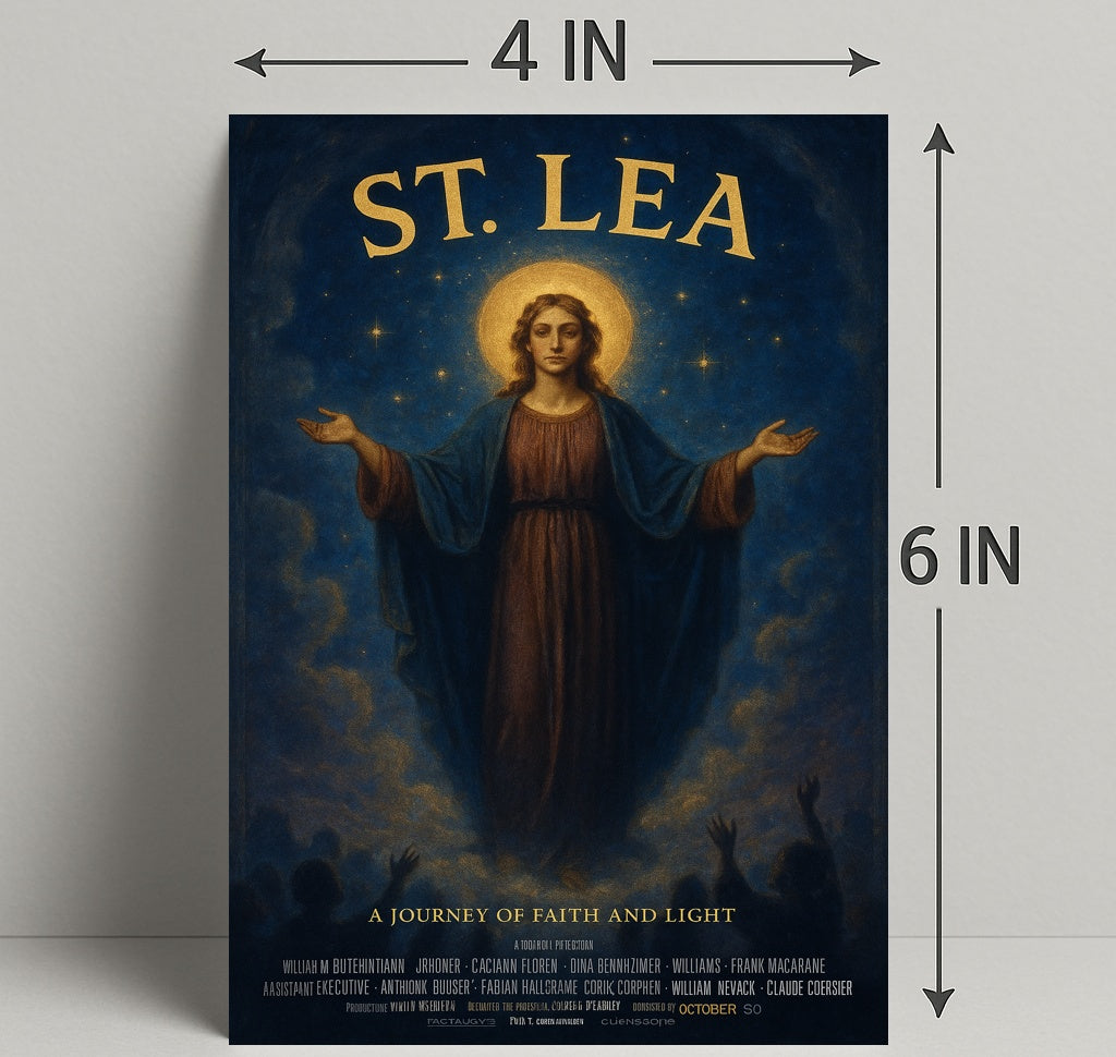 St. Lea A Journey Of Faith And Light Poster