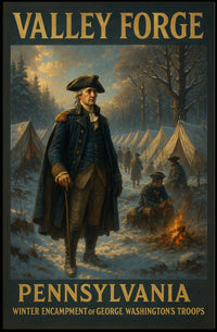 George Washington At Valley Forge Poster