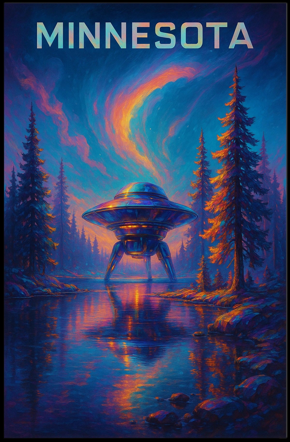 Minnesota A Surreal Landscape Surreal Poster