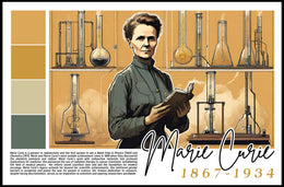 Marie Curie: Pioneer of Radioactivity Poster