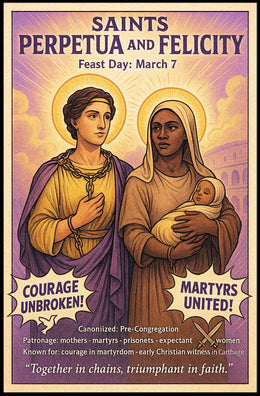 Saints Perpetua and Felicity Poster PosterGoat