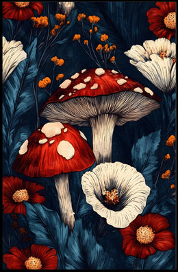 Enchanted Forest Flora Wall Art Print