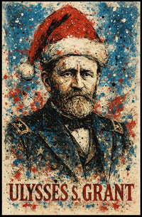 Ulysses S. Grant 18th President of the United States Christmas SeriesPoster