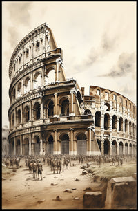 The Colosseum A Timeless Icon Poster