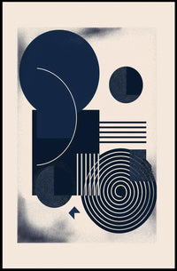 Vintage Architectural Silhouettes Art Poster