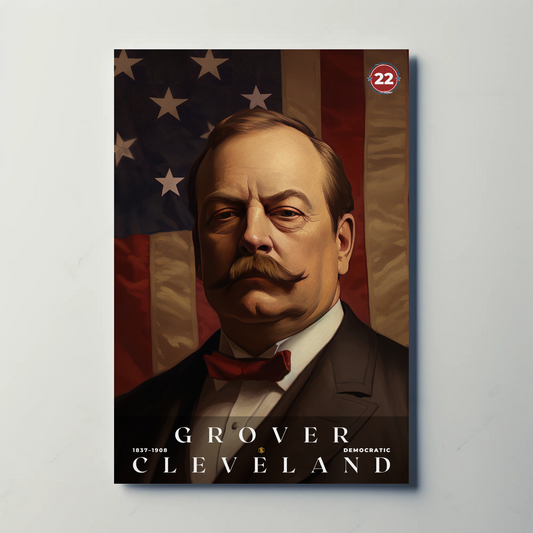 Grover Cleveland 22nd President Of The United States Portrait