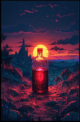 Enchanted Elixir at Sunset Poster PosterGoat