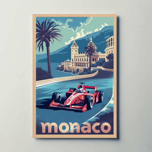 Monaco Grand Prix Poster