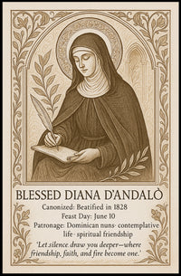 Blessed Diana d'Andalò Poster