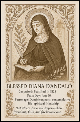 Blessed Diana d'Andalò Poster