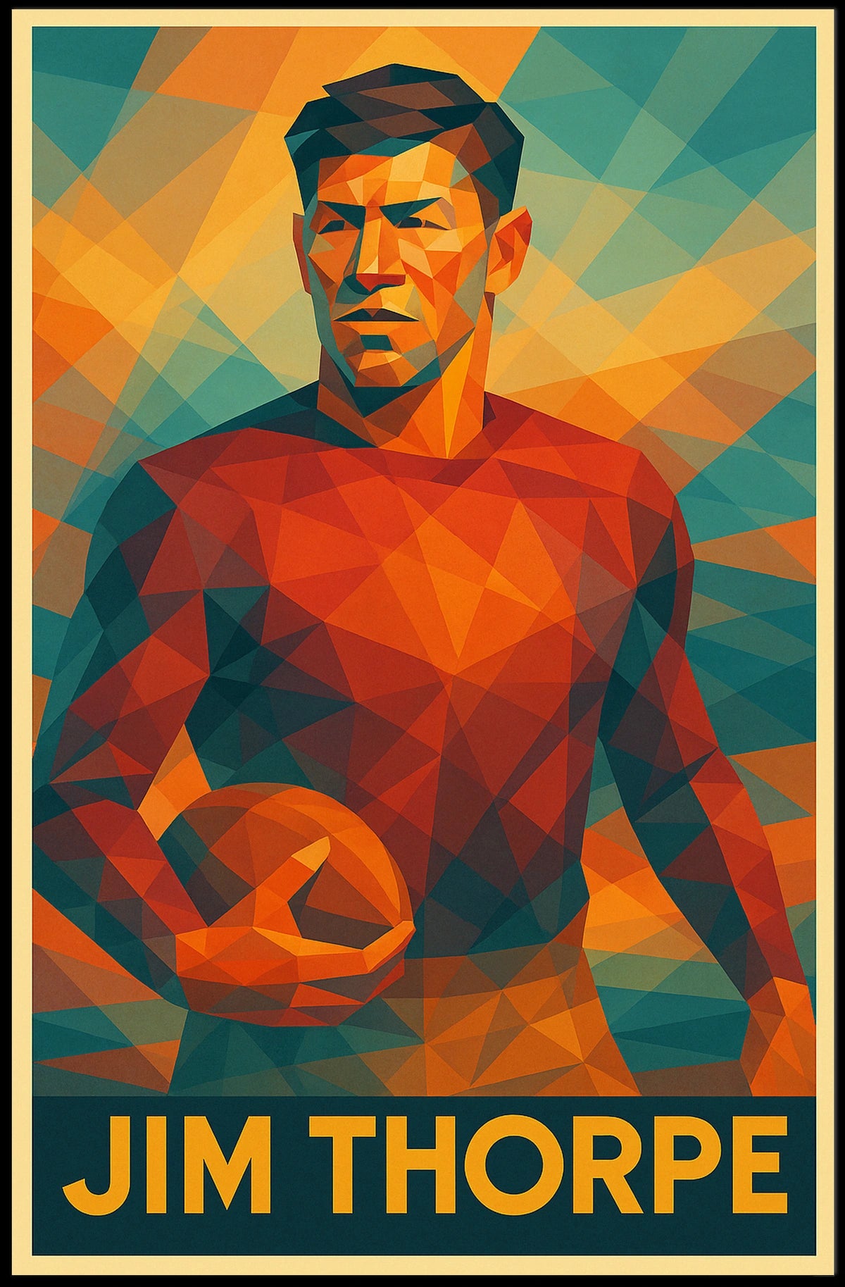 Jim Thorpe Tribute Poster