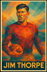 Jim Thorpe Tribute Poster