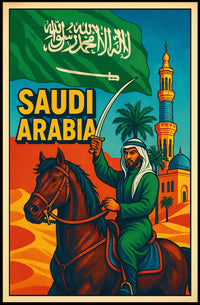 Saudi Arabia Heritage Poster