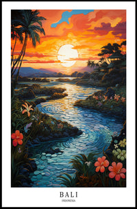 Bali Sunset Serenity Poster