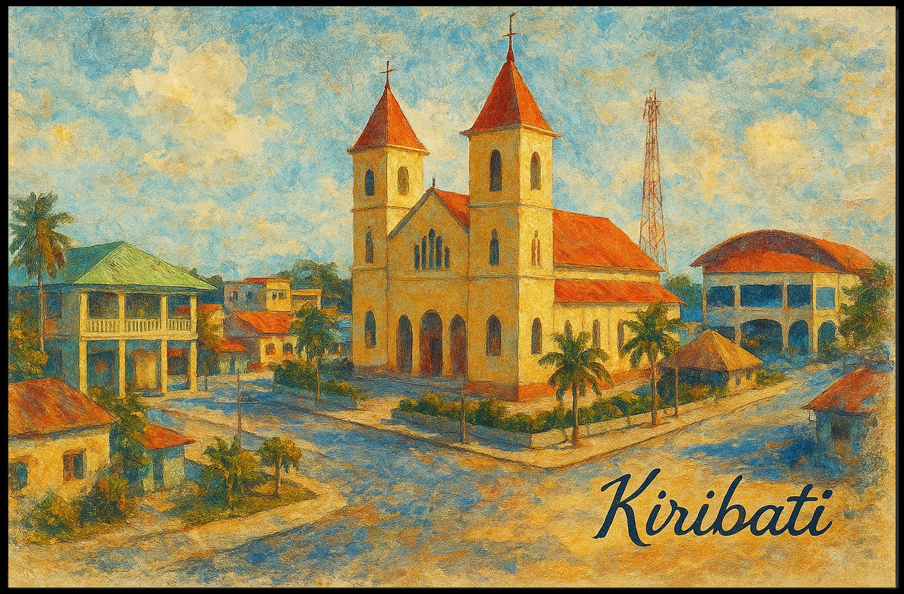 Kiribati A Scenic View Poster