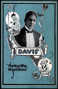 Vintage Magic Performer Art Nouveau Design Poster