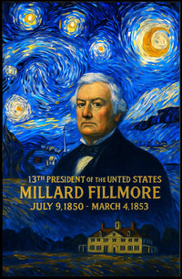 Millard Fillmore 13th President of the United States Presidential Masterpiece Series Poster