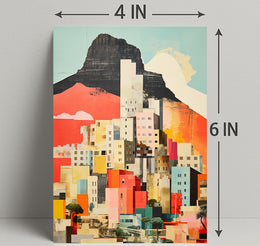 Vibrant Cityscape Collage Poster