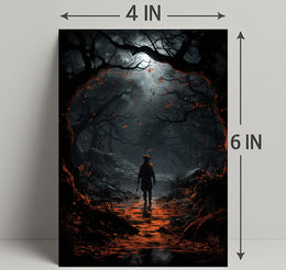 Mystical Forest Wanderer Poster