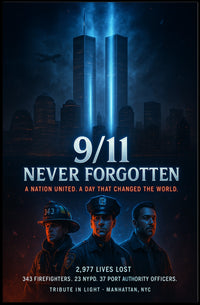911 Never Forgotten Poster