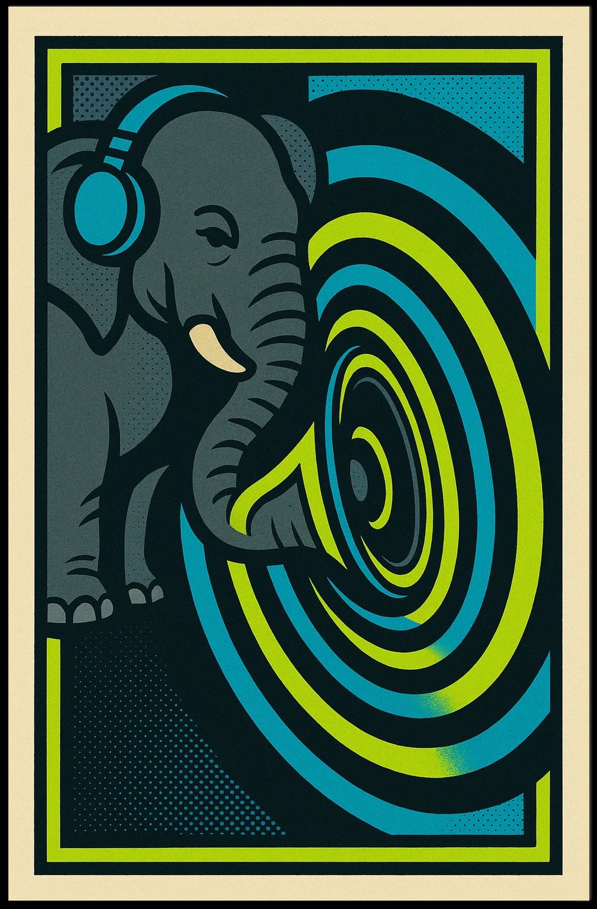 The Musical Elephant Poster