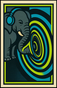 The Musical Elephant Poster