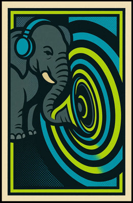 The Musical Elephant Poster