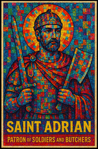 Saint Adrian Patron Of Soldiers And Poster