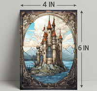 Enchanted Castle By The Sea Poster