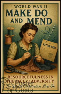 World War II Conservation Propaganda Poster