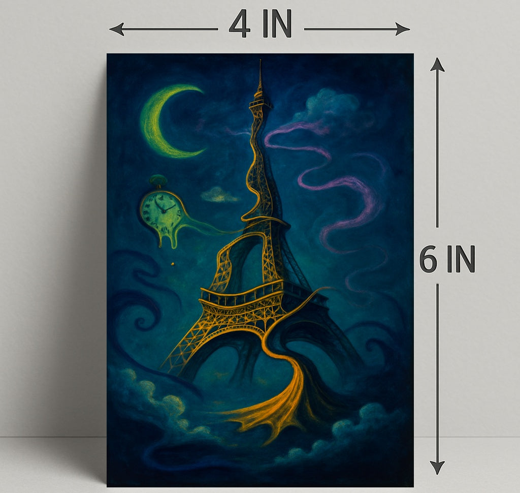 Surreal Parisian Dreamscape Surreal Poster