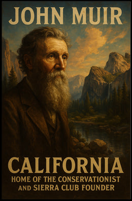 John Muir Conservationist And Sierra Poster