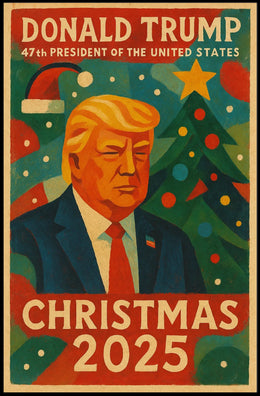 Donald Trump Christmas 2025 Political or Propaganda Poster