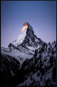 Majestic Mountain Peak Poster
