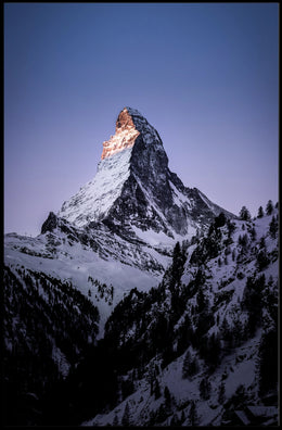 Majestic Mountain Peak Poster