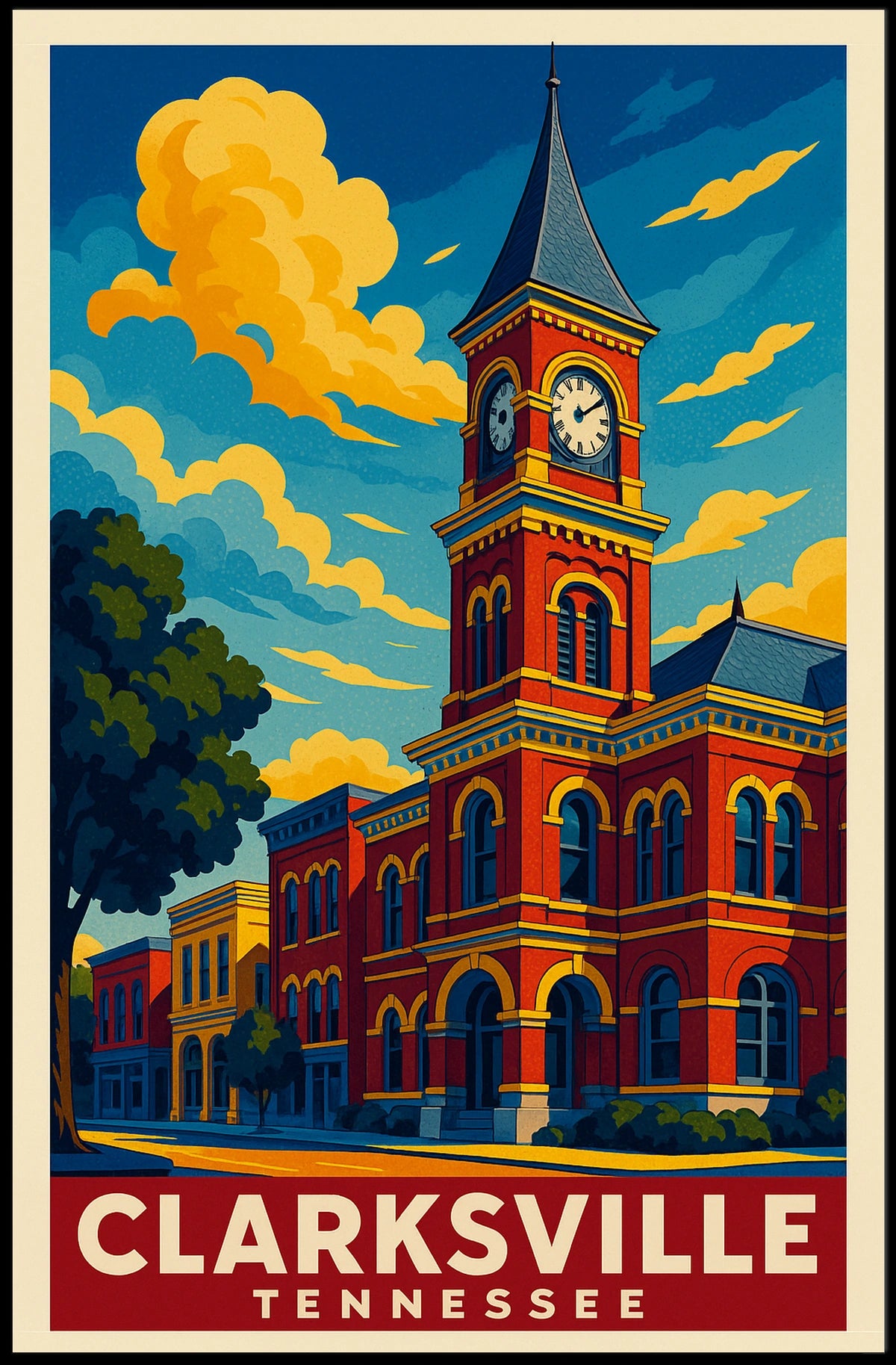 Clarksville, Tennessee Poster