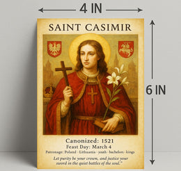 Saint Casimir Poster PosterGoat